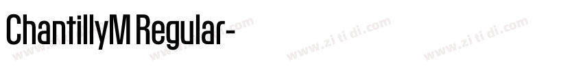 ChantillyM Regular字体转换